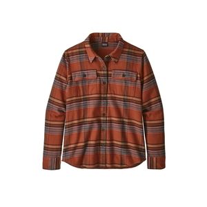 Patagonia Women's Button Down Shirt - Rust Plaid
